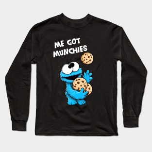 Me Got Munchies_Dark Long Sleeve T-Shirt